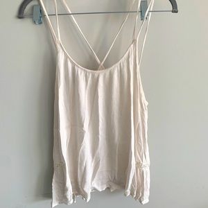 Strappy White Blouse